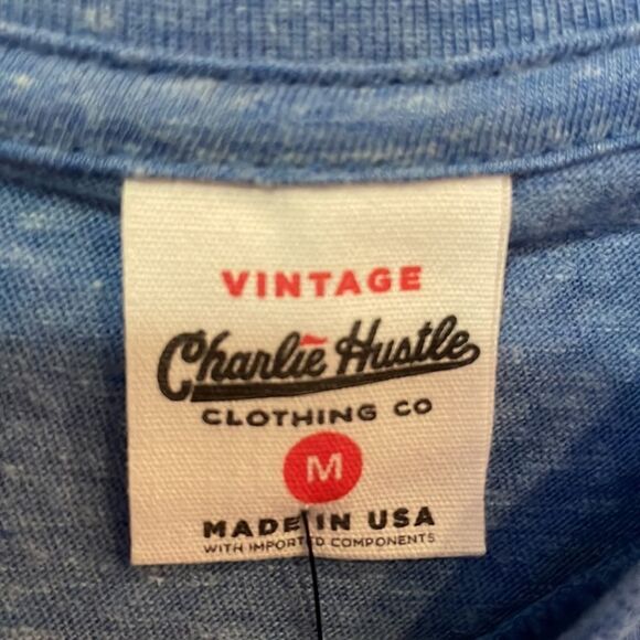 Charlie Hustle Creighton Blue Crew Unisex T-shirt, NWT - Picture 2 of 6